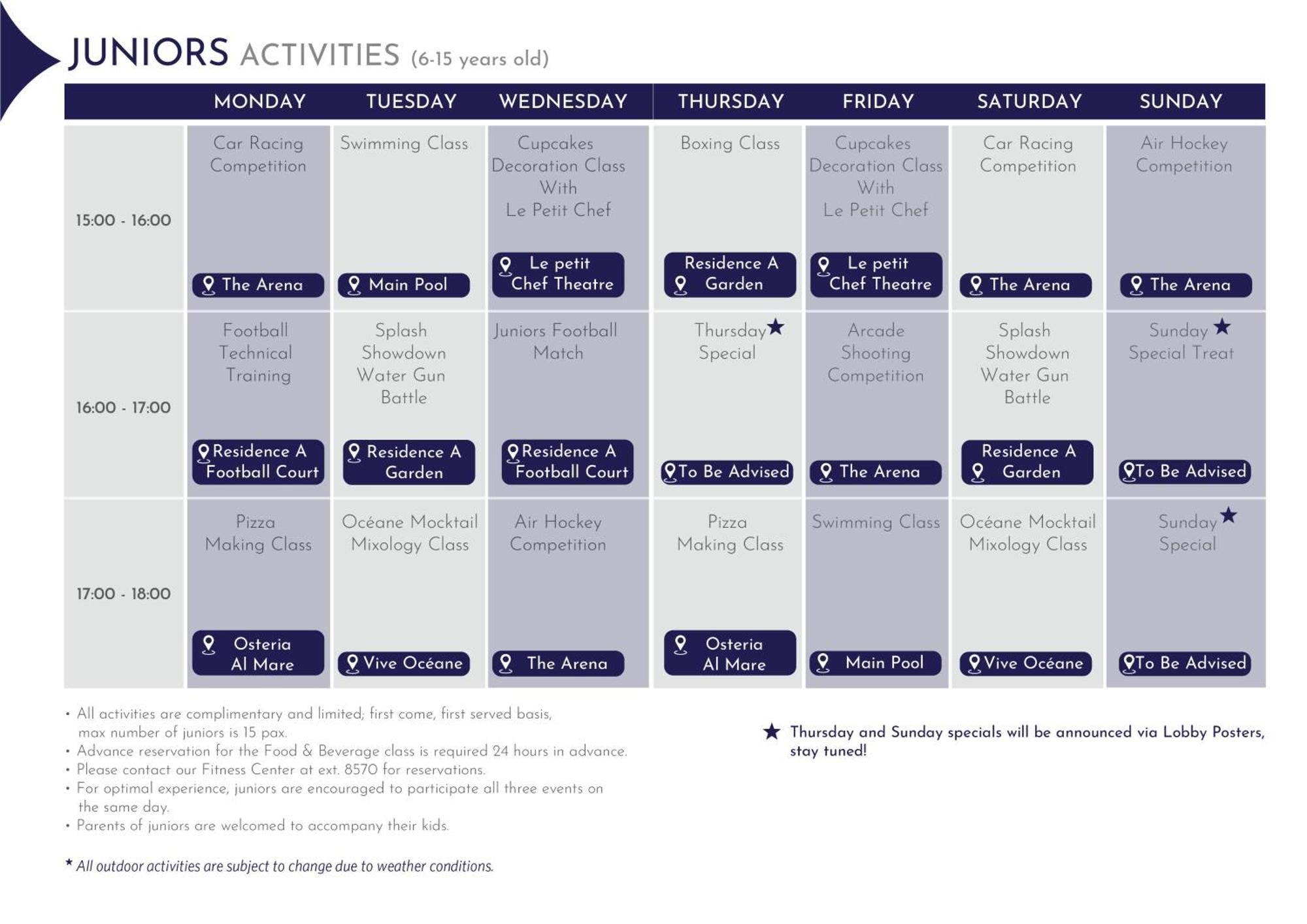 Hyatt Regency Danang Resort And Spa Bagian luar foto A typical timetable for a boarding school